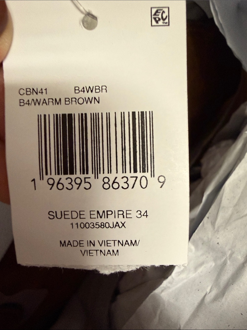 Coach Empire 34 Brown Suede Shoulder Bag NWT - Picture 7 of 7
